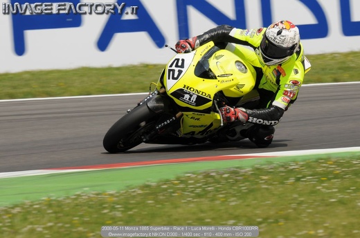 2008-05-11 Monza 1865 Superbike - Race 1 - Luca Morelli - Honda CBR1000RR